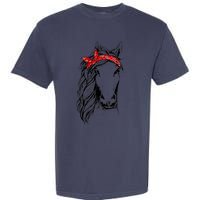 Horse Bandana T for Horseback Riding Horse Lover Garment-Dyed Heavyweight T-Shirt