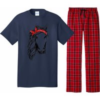 Horse Bandana T for Horseback Riding Horse Lover Pajama Set