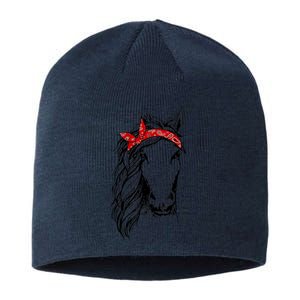 Horse Bandana T for Horseback Riding Horse Lover Sustainable Beanie