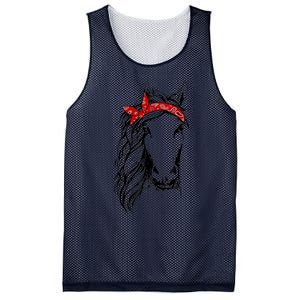 Horse Bandana T for Horseback Riding Horse Lover Mesh Reversible Basketball Jersey Tank