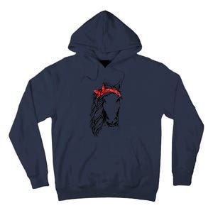 Horse Bandana T for Horseback Riding Horse Lover Tall Hoodie