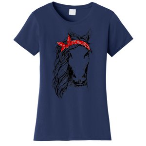 Horse Bandana T for Horseback Riding Horse Lover Women's T-Shirt