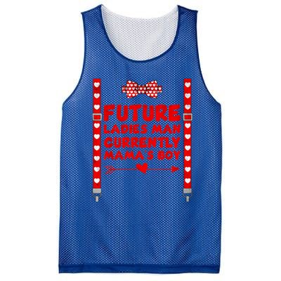 Hearts Bow Tie & Suspenders Valentines Day Mesh Reversible Basketball Jersey Tank