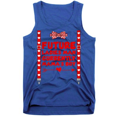 Hearts Bow Tie & Suspenders Valentines Day Tank Top