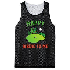 Happy Birdie To Me Golfer Dad Birthday Funny Golf Mesh Reversible Basketball Jersey Tank