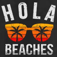 Hola Beaches Tank Top Funny Beach Vacation Shirt Summer Beanie