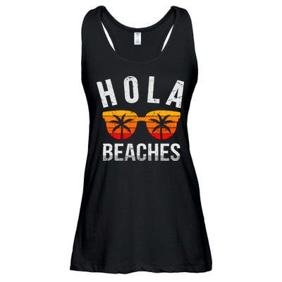 Hola Beaches Tank Top Funny Beach Vacation Shirt Summer Ladies Essential Flowy Tank
