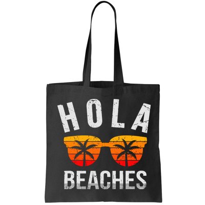 Hola Beaches Tank Top Funny Beach Vacation Shirt Summer Bag