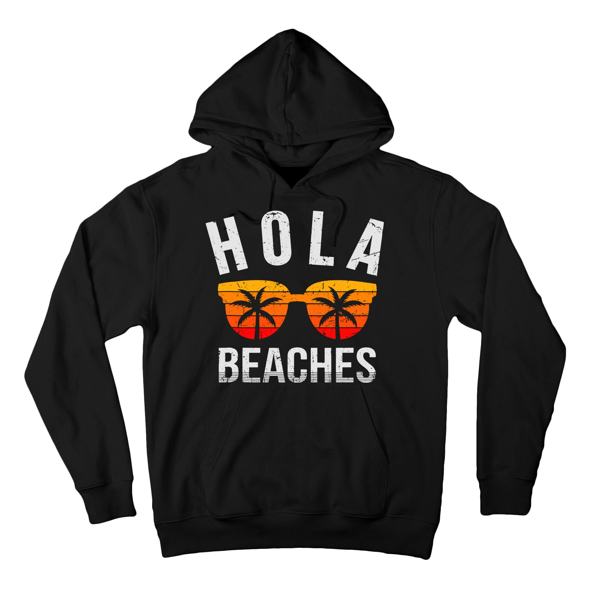 Hola Beaches Tank Top Funny Beach Vacation Shirt Summer Tall Hoodie