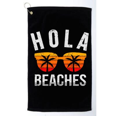 Hola Beaches Tank Top Funny Beach Vacation Shirt Summer Golf Towel