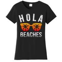 Hola Beaches Tank Top Funny Beach Vacation Shirt Summer Women's T-Shirt