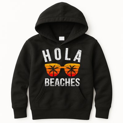 Hola Beaches Tank Top Funny Beach Vacation Shirt Summer Kids Hoodie
