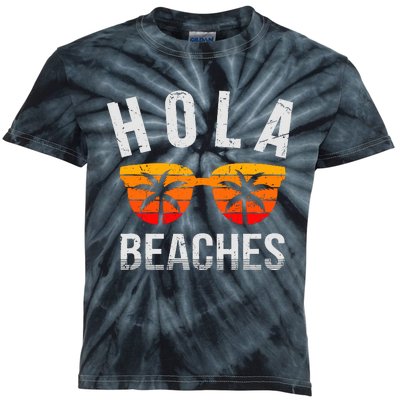 Hola Beaches Tank Top Funny Beach Vacation Shirt Summer Kids Tie-Dye T-Shirt