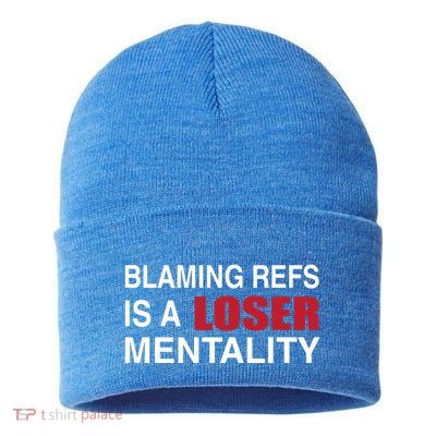 How Bout Those Chief Blaming Refs Is A Loser Mentality Sustainable Knit Beanie