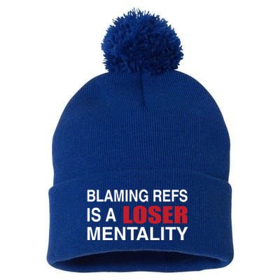 How Bout Those Chief Blaming Refs Is A Loser Mentality Pom Pom 12in Knit Beanie