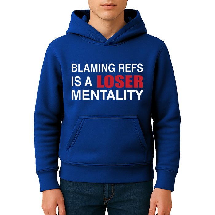 How Bout Those Chief Blaming Refs Is A Loser Mentality Kids Hoodie