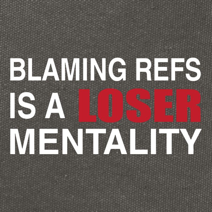 How Bout Those Chief Blaming Refs Is A Loser Mentality Cotton Canvas Backpack