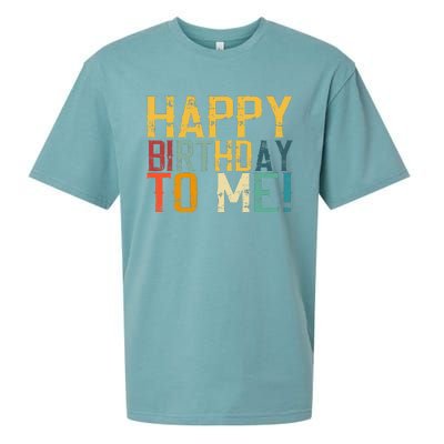 Happy Birthday To Me Birthday Party Design For Kids Adults Sueded Cloud Jersey T-Shirt