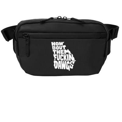 How Bout Them Fuckin Georgia Map Crossbody Pack