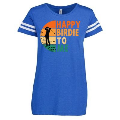 Happy Birdie To Me Golf Golfing Golfer Funny Player Birthday Enza Ladies Jersey Football T-Shirt