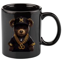 Hipster Bear Thug 11oz C Handle Ceramic Mug