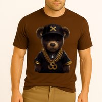 Hipster Bear Thug Cooling Performance Crew T-Shirt