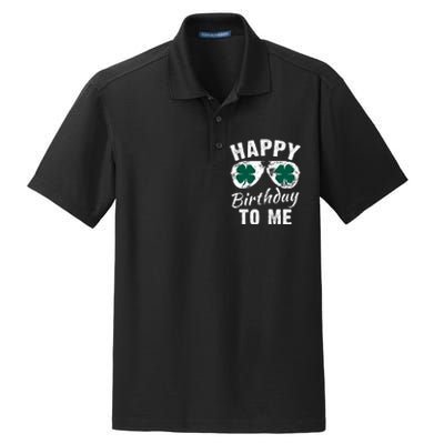 Happy Birthday To Me St Patricks Day 2024 Lucky Birthday Dry Zone Grid Polo