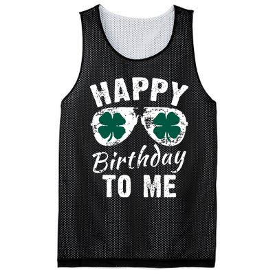 Happy Birthday To Me St Patricks Day 2024 Lucky Birthday Mesh Reversible Basketball Jersey Tank