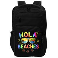 Hola Beaches Tie Dye Funny Beach Vacation Summer Impact Tech Backpack