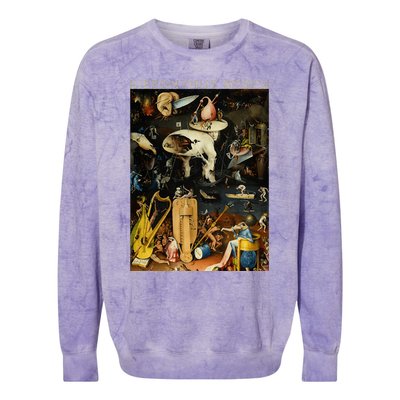 Hieronymus Bosch The Garden Of Earthly Delights For Artists Colorblast Crewneck Sweatshirt