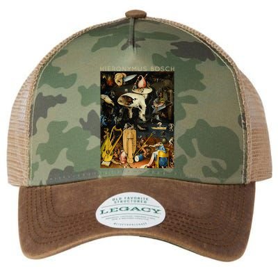 Hieronymus Bosch The Garden Of Earthly Delights For Artists Legacy Tie Dye Trucker Hat