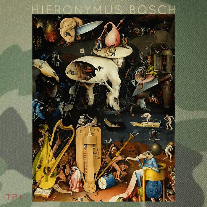 Hieronymus Bosch The Garden Of Earthly Delights For Artists Legacy Tie Dye Trucker Hat
