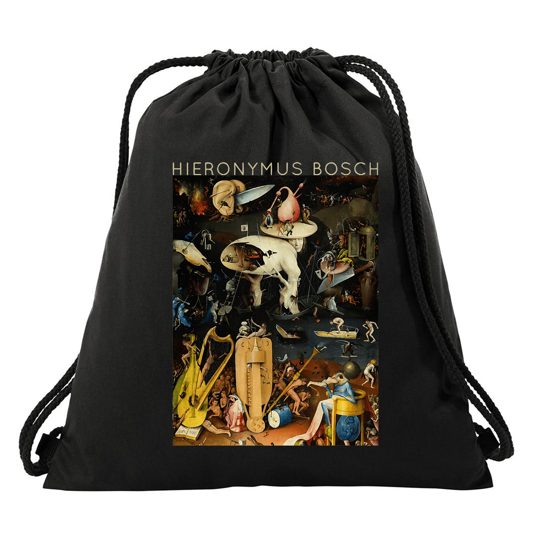 Hieronymus Bosch The Garden Of Earthly Delights For Artists Drawstring Bag