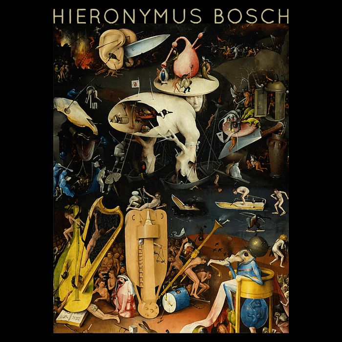 Hieronymus Bosch The Garden Of Earthly Delights For Artists Cropped Pullover Crew