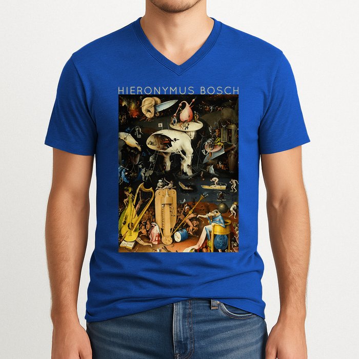 Hieronymus Bosch The Garden Of Earthly Delights For Artists V-Neck T-Shirt