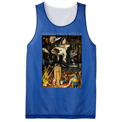 Hieronymus Bosch The Garden Of Earthly Delights For Artists Mesh Reversible Basketball Jersey Tank