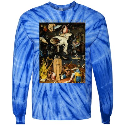 Hieronymus Bosch The Garden Of Earthly Delights For Artists Tie-Dye Long Sleeve Shirt