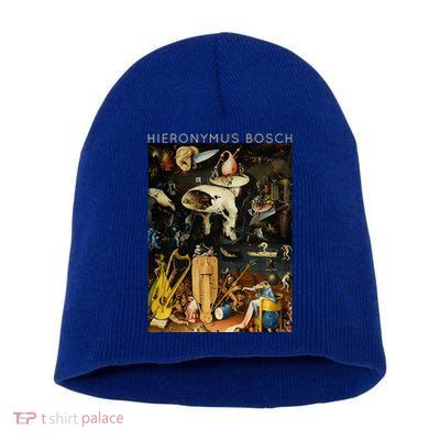 Hieronymus Bosch The Garden Of Earthly Delights For Artists Short Acrylic Beanie