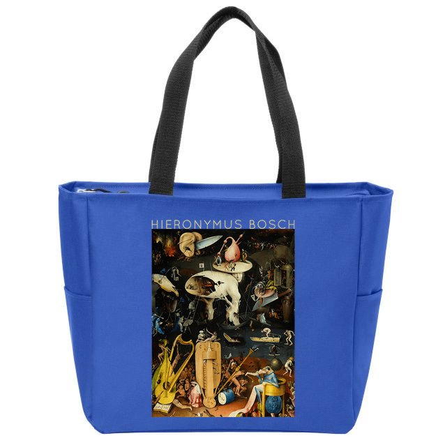 Hieronymus Bosch The Garden Of Earthly Delights For Artists Zip Tote Bag