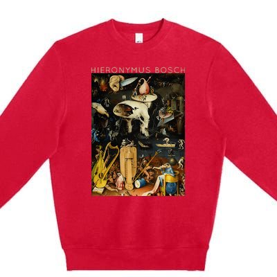 Hieronymus Bosch The Garden Of Earthly Delights For Artists Premium Crewneck Sweatshirt