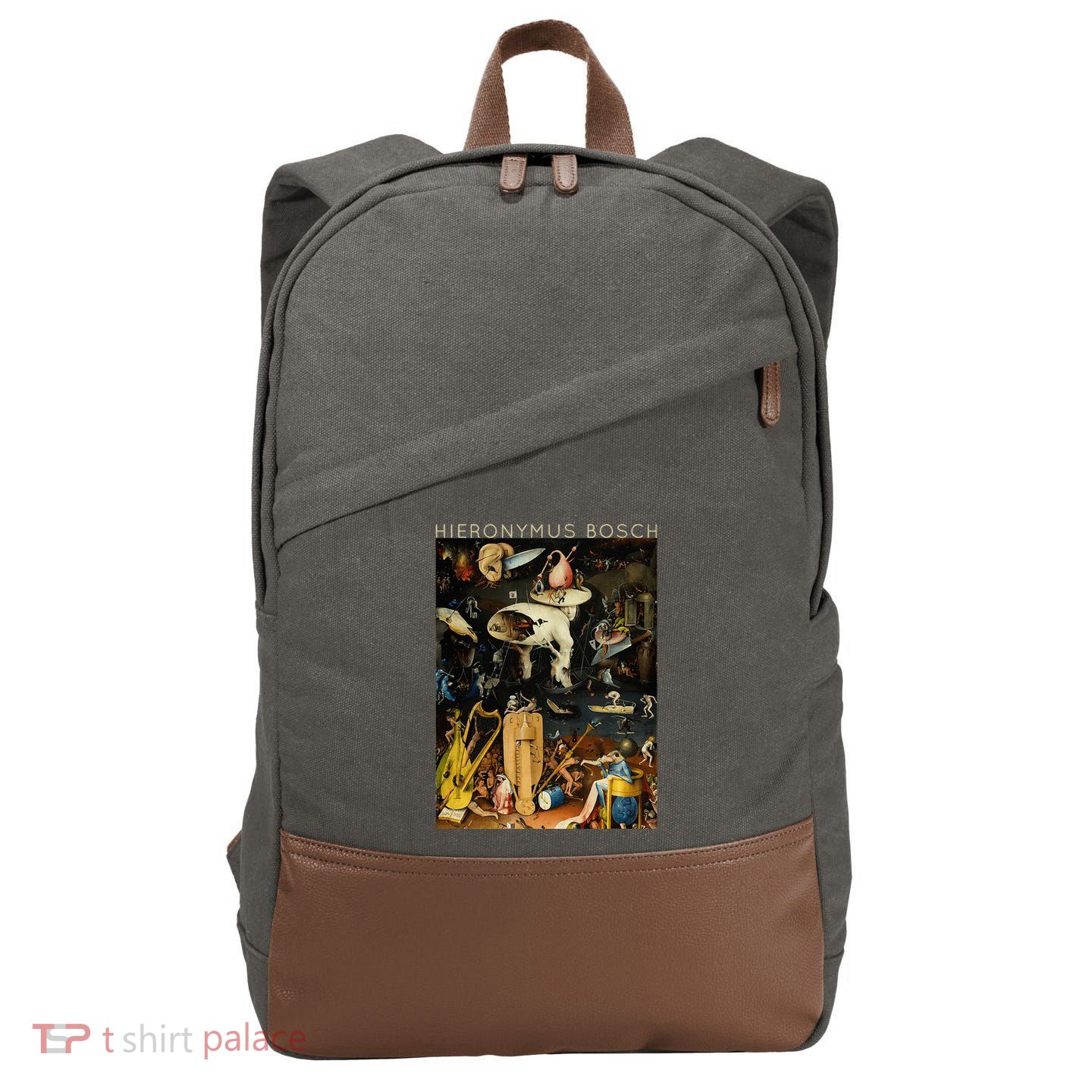 Hieronymus Bosch The Garden Of Earthly Delights For Artists Cotton Canvas Backpack