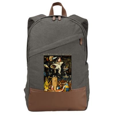 Hieronymus Bosch The Garden Of Earthly Delights For Artists Cotton Canvas Backpack