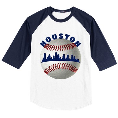 Houston Baseball Team Fans Of Space City Houston Baseball Baseball Sleeve Shirt