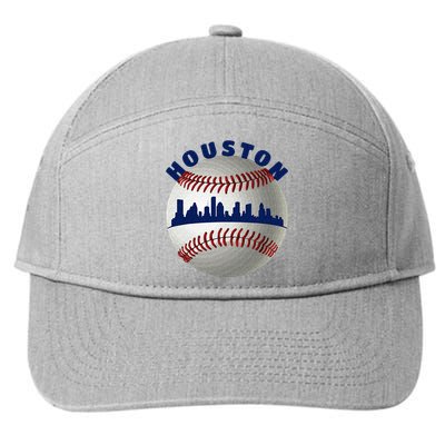 Houston Baseball Team Fans Of Space City Houston Baseball 7-Panel Snapback Hat