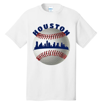 Houston Baseball Team Fans Of Space City Houston Baseball Tall T-Shirt