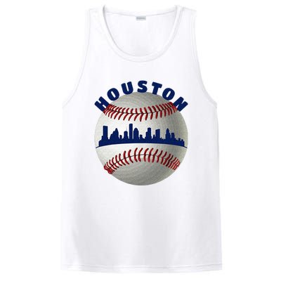 Houston Baseball Team Fans Of Space City Houston Baseball PosiCharge Competitor Tank