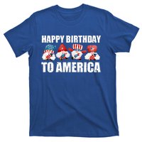 Happy Birthday To America Fireworks Dad Usa Cute Gift T-Shirt