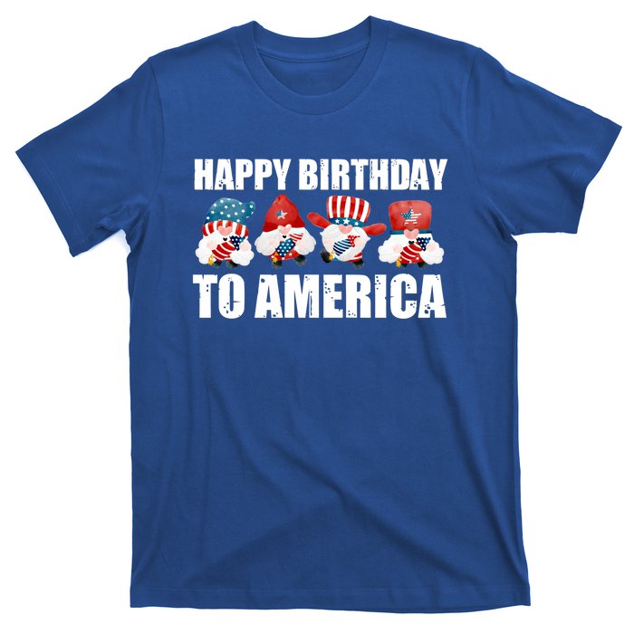 Happy Birthday To America Fireworks Dad Usa Cute Gift T-Shirt