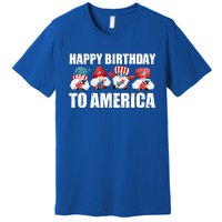 Happy Birthday To America Fireworks Dad Usa Cute Gift Premium T-Shirt