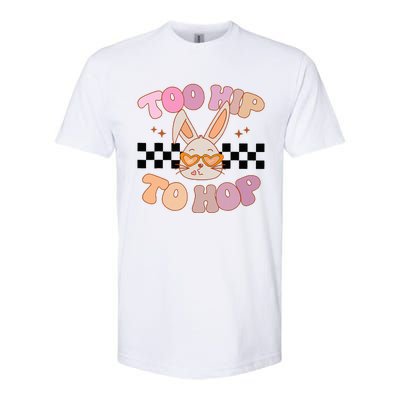 Hunny Bunny Too Hip To Hop Groovy Easter Day Softstyle® CVC T-Shirt